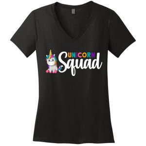 Unicorn Squad  Women's V-Neck T-Shirt