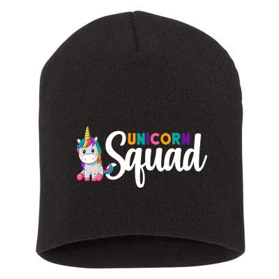 Unicorn Squad  Short Acrylic Beanie