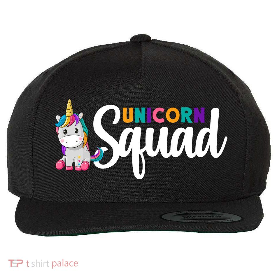 Unicorn Squad  Wool Snapback Cap