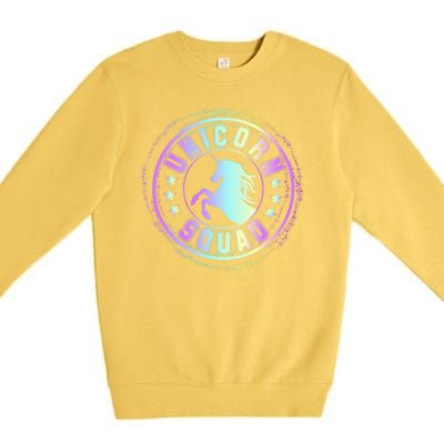 Unicorn Squad Holographic Premium Crewneck Sweatshirt