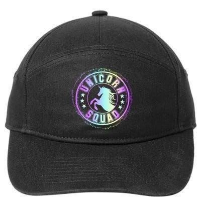 Unicorn Squad Holographic 7-Panel Snapback Hat