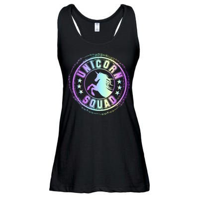 Unicorn Squad Holographic Ladies Essential Flowy Tank