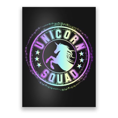 Unicorn Squad Holographic Poster
