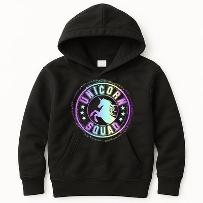 Unicorn Squad Holographic Kids Hoodie
