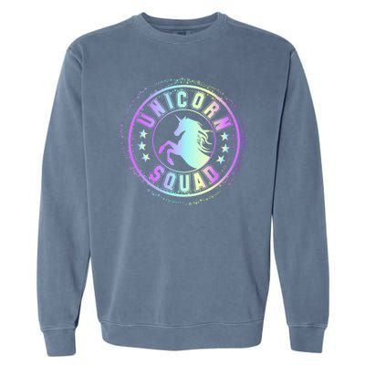 Unicorn Squad Holographic Garment-Dyed Sweatshirt