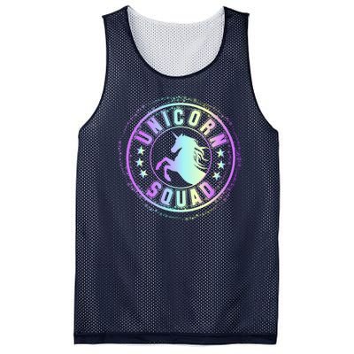 Unicorn Squad Holographic Mesh Reversible Basketball Jersey Tank