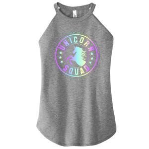 Unicorn Squad Holographic Women's Perfect Tri Rocker Tank