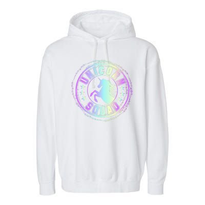 Unicorn Squad Holographic Garment-Dyed Fleece Hoodie