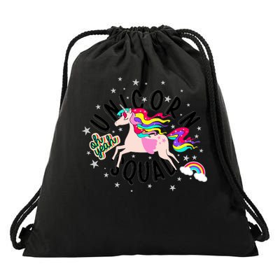 Unicorn Squad Oh Yeah Drawstring Bag