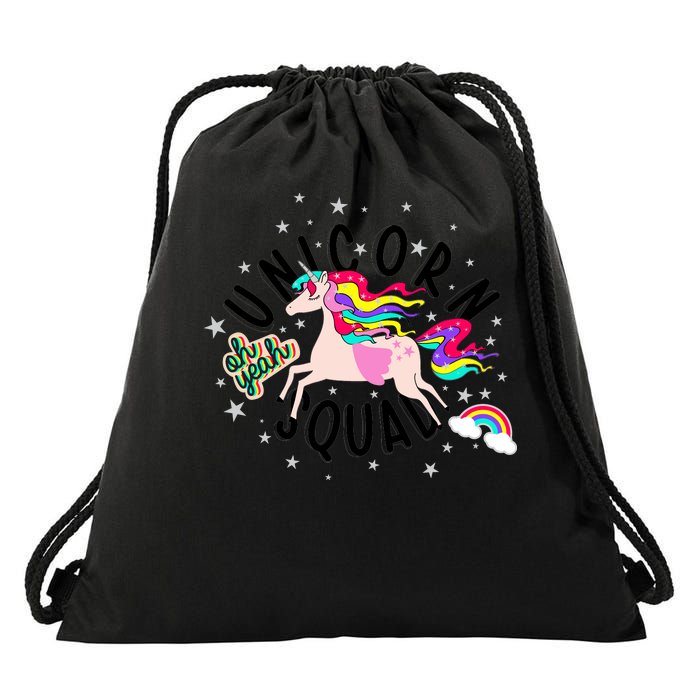 Unicorn Squad Oh Yeah Drawstring Bag