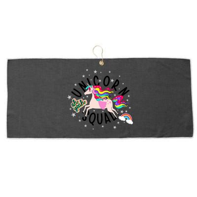 Unicorn Squad Oh Yeah Large Microfiber Waffle Golf Towel