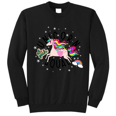 Unicorn Squad Oh Yeah Tall Sweatshirt