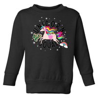 Unicorn Squad Oh Yeah Toddler Sweatshirt