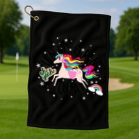 Unicorn Squad Oh Yeah Golf Towel