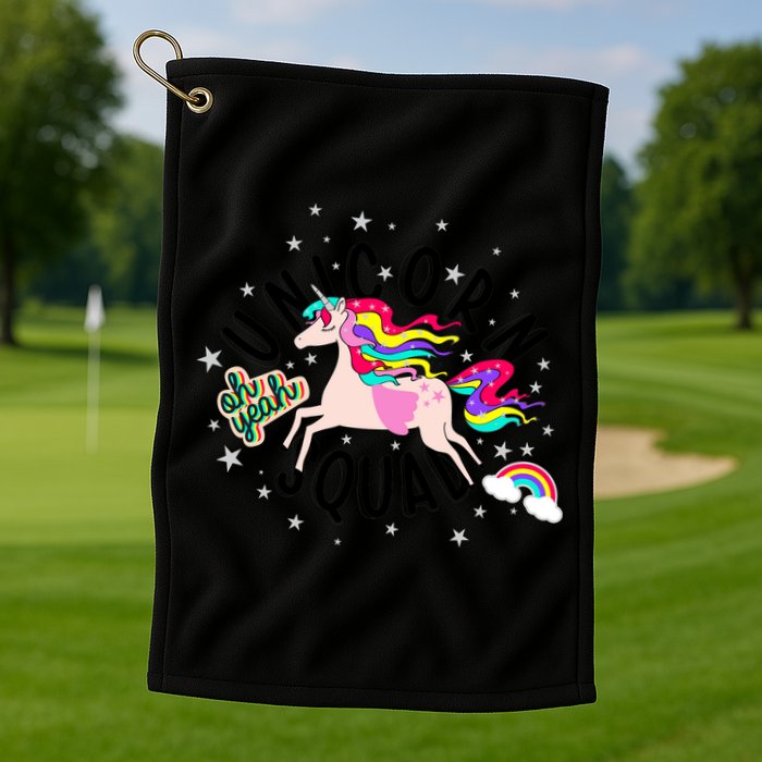 Unicorn Squad Oh Yeah Golf Towel
