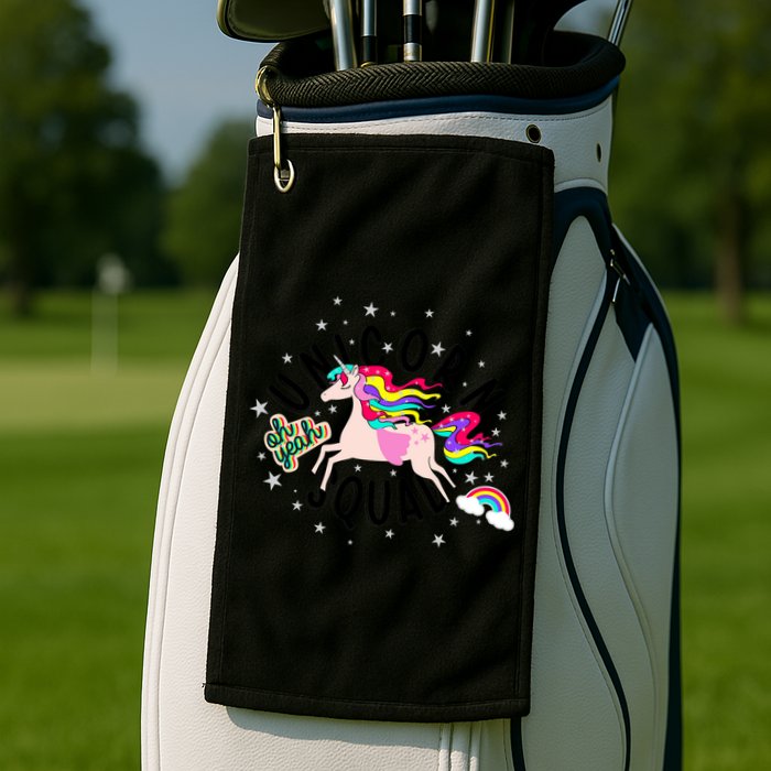 Unicorn Squad Oh Yeah Golf Towel