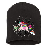 Unicorn Squad Oh Yeah Short Acrylic Beanie