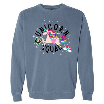 Unicorn Squad Oh Yeah Garment-Dyed Sweatshirt