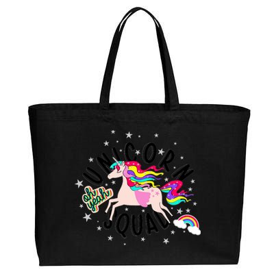 Unicorn Squad Oh Yeah Cotton Canvas Jumbo Tote