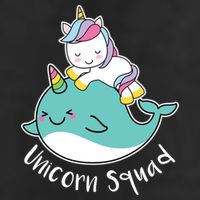 Unicorn Squad Whale Garment-Dyed Heavyweight T-Shirt