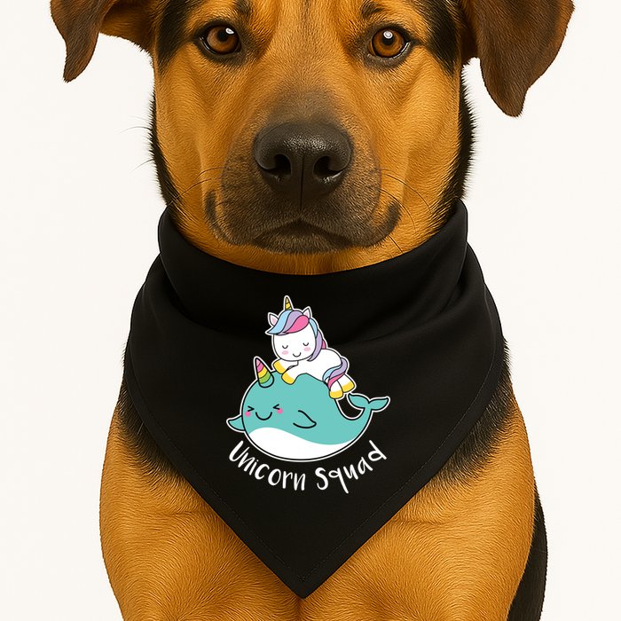 Unicorn Squad Whale USA-Made Doggie Bandana