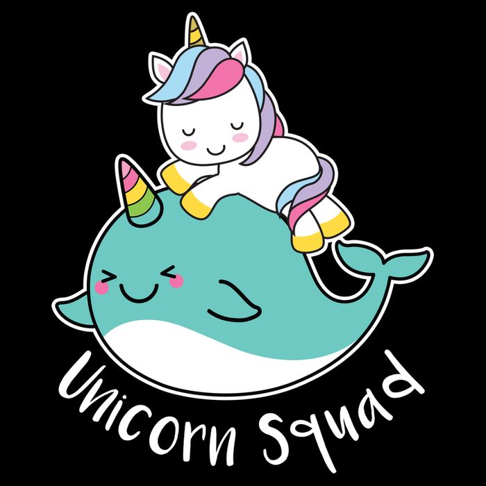 Unicorn Squad Whale USA-Made Doggie Bandana