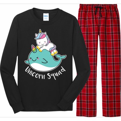 Unicorn Squad Whale Long Sleeve Pajama Set