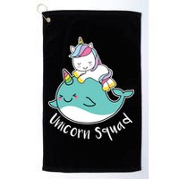Unicorn Squad Whale Golf Towel