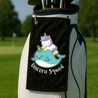 Unicorn Squad Whale Golf Towel