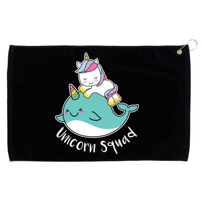 Unicorn Squad Whale Grommeted Golf Towel