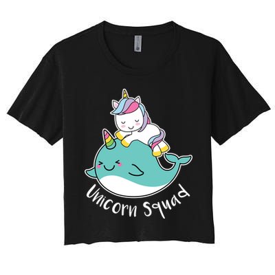 Unicorn Squad Whale Crop Top