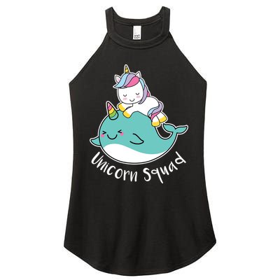 Unicorn Squad Whale Women's Perfect Tri Rocker Tank