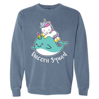 Unicorn Squad Whale Garment-Dyed Sweatshirt