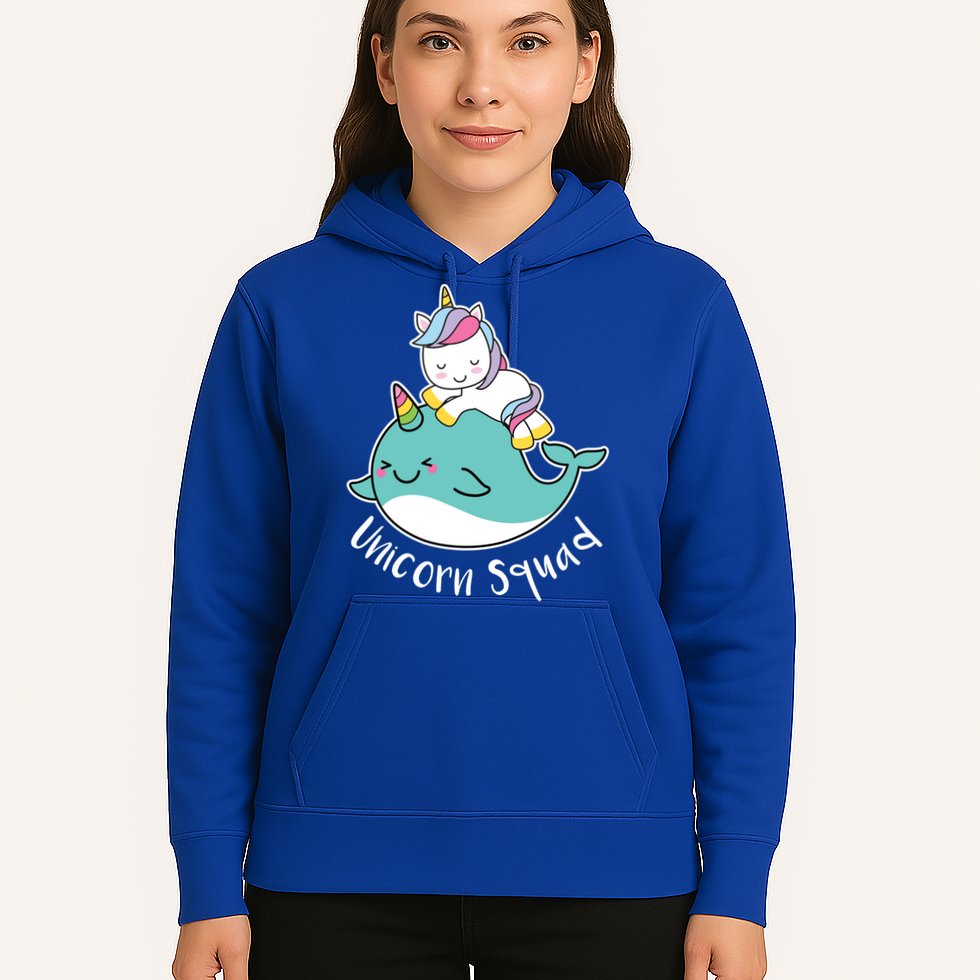 Unicorn Squad Whale Hoodie