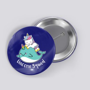 Unicorn Squad Whale Button