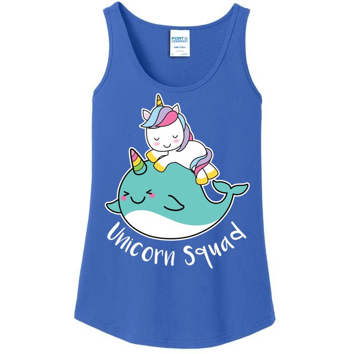 Unicorn Squad Whale Ladies Essential Tank