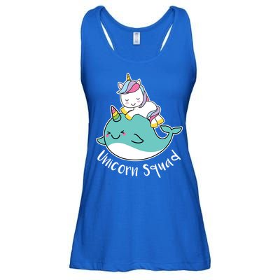Unicorn Squad Whale Ladies Essential Flowy Tank