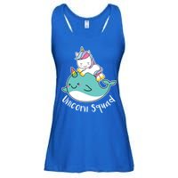 Unicorn Squad Whale Ladies Essential Flowy Tank