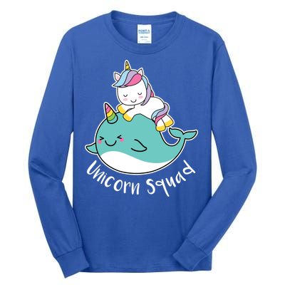 Unicorn Squad Whale Tall Long Sleeve T-Shirt