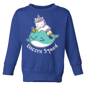 Unicorn Squad Whale Toddler Sweatshirt