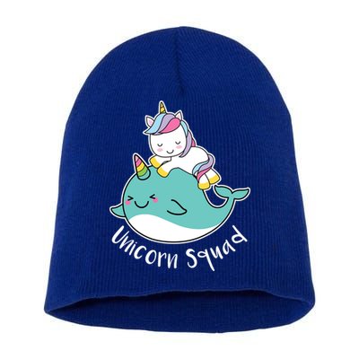 Unicorn Squad Whale Short Acrylic Beanie