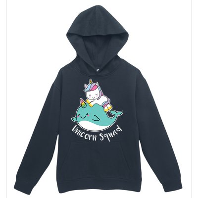 Unicorn Squad Whale Urban Pullover Hoodie