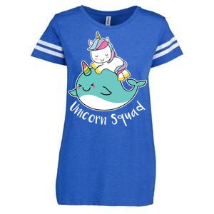 Unicorn Squad Whale Enza Ladies Jersey Football T-Shirt