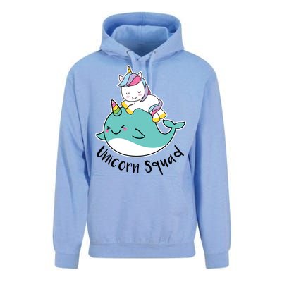 Unicorn Squad Whale Unisex Surf Hoodie