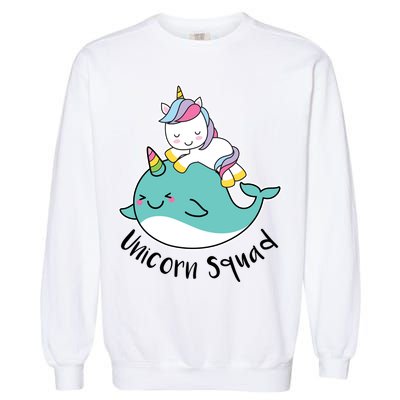 Unicorn Squad Whale Garment-Dyed Sweatshirt