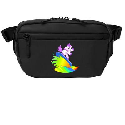 Unicorn Surfing On the Rainbow Crossbody Pack