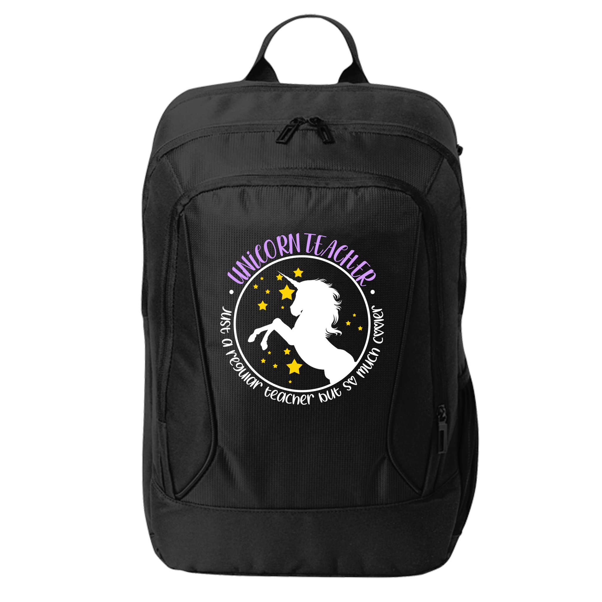 Unicorn Teacher Just A Regular Teacher But So Much Cooler City Backpack