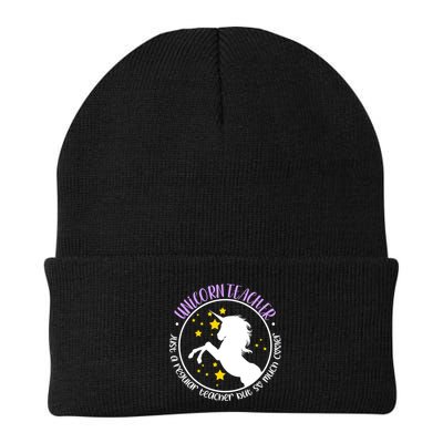 Unicorn Teacher Just A Regular Teacher But So Much Cooler Beanie