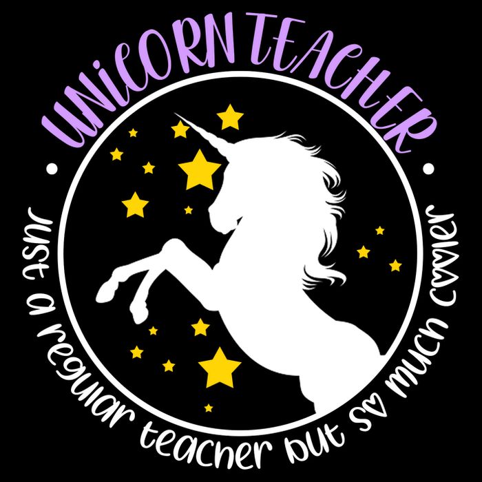 Unicorn Teacher Just A Regular Teacher But So Much Cooler Flatbill Hat
