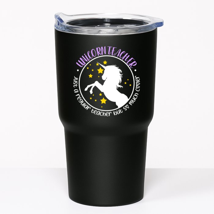 Unicorn Teacher Just A Regular Teacher But So Much Cooler Tumbler